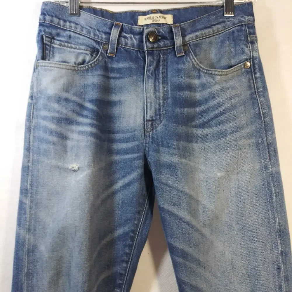 Levi's Made and Crafted Needle Narrow Men's Blue Jeans Size  30 x 32